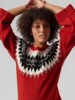 Mamalicious Fijngebreide Truien Trui Eli Dames Knalrood -Mamalicious Winkel f595d1536ddc1f9bdf6d90d53e6f69d3