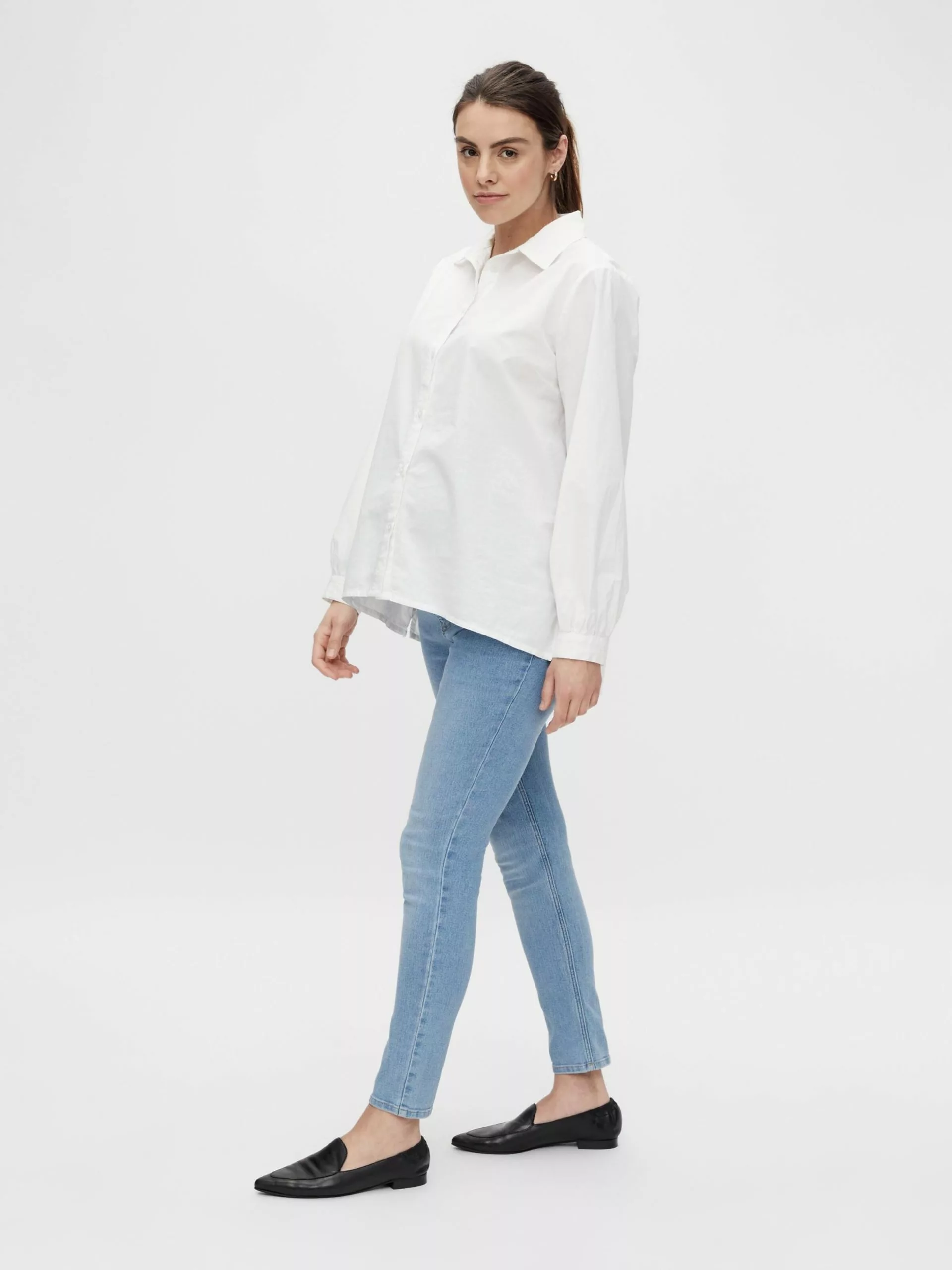 Mamalicious Jeans & Broeken Skinny Jeggings Dames Blauw 3 Mamalicious Jeans & Broeken Skinny Jeggings Dames Blauw - Afbeelding 3